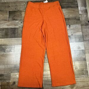 O.N.L.Y. Old Navy Loves You Women’s Size Large Pants Orange Pull On Elastic NWT